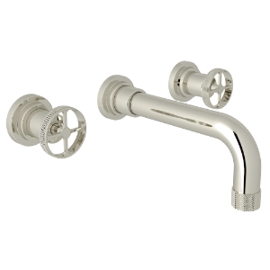 Rohl® A3307IWPNTO-2 Campo™ Wall Mount Lavatory Faucet Trim, Polished Nickel