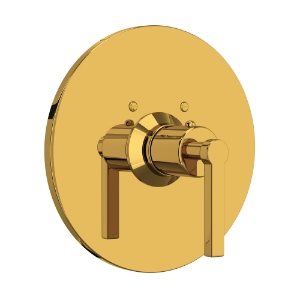 Rohl® A4214LMULB Lombardia® 3/4" Thermostatic Trim Without Volume Control, Unlacquered Brass