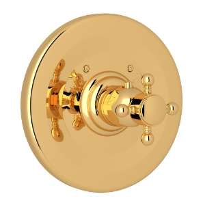 Rohl® A4914XMULB 3/4 in Thermostatic Trim Without Volume Control, Unlacquered Brass