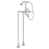 Rohl® AKIT1401NLMAPC Floor Mount Tub Filler, Polished Chrome