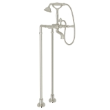 Rohl® AKIT1401NLMPN Floor Mount Tub Filler, Polished Nickel