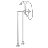 Rohl® AKIT1401NXMAPC Floor Mount Tub Filler, Polished Chrome