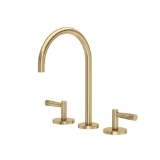 Rohl® AM08D3LMAG Amahle™ Widespread Lavatory Faucet With C-Spout, Antique Gold