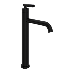 Rohl® AP02D1LMMB Apothecary™ Single Handle Tall Lavatory Faucet, Matte Black