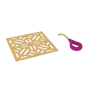 Rohl® DC3144IB Mosaic Decorative Drain Cover, Italian Brass