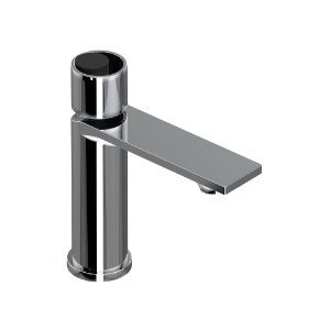 Rohl® EC01D1IWPCB Eclissi™ Single Handle Lavatory Faucet, Polished Chrome/Matte Black