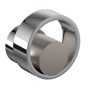 Rohl® EC18W2IWPCN Eclissi™ Trim For Volume Control And Diverter, Polished Chrome/Satin Nickel