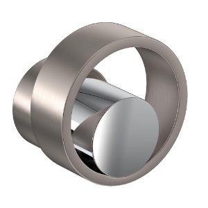 Rohl® EC18W2IWSNC Eclissi™ Trim For Volume Control And Diverter, Satin Nickel/Polished Chrome