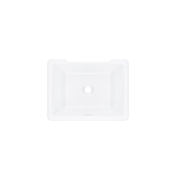 Rohl® ERUB2015RTWH Eirene™ 20" x 15" Undermount Rectangular Lavatory Sink, White (WH)