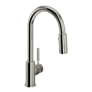 Rohl® R7519PN Lux™ Modern Kitchen Faucet, Polished Nickel, 1.8 gpm Flow Rate