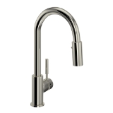 Rohl® R7519PN Lux™ Modern Kitchen Faucet, Polished Nickel, 1.8 gpm Flow Rate