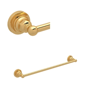 Rohl® ROT1/24ULB 24 in Towel Bar, Unlacquered Brass