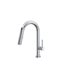 Rohl® TE65D1LMAPC Tenerife™ Transitional Bar/Food Prep Faucet, Polished Chrome, 1.75 gpm