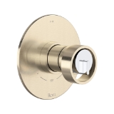 Rohl® TEC23W1IWSNC Eclissi™ 1/2" Therm & Pressure Balance Trim With 3 Functions, Satin Nickel/Polished Chrome