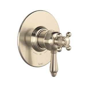 Rohl® TTD44W1LMSTN 1/2 in Thermostatic & Pressure Balance Trim With 2 Functions, Satin Nickel