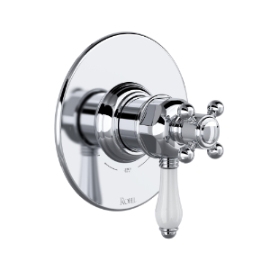 Rohl® TTD44W1LPAPC 1/2 in Thermostatic & Pressure Balance Trim With 2 Functions, Polished Chrome