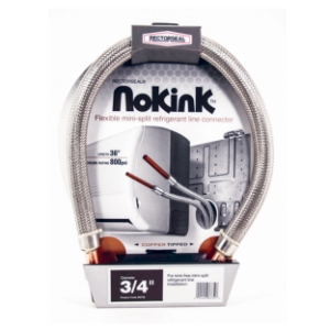 RectorSeal® NoKink™ 66732 Flexible Mini-Split Refrigerant Line Hose Connector, 3/4 in ID x 36 in L