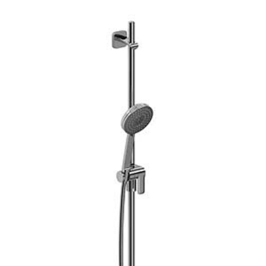 Riobel® 7007C-WS Handshower Set With 35" Slide Bar and 3-Function Handshower, Chrome