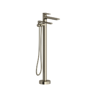 Riobel® TFR39BN Fresk™ Thermostatic Single Hole Floor Mount Tub Filler Trim, Brushed Nickel
