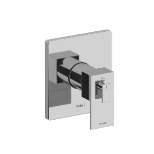 Riobel® TUS45C Kubik™ 1/2 in Thermostatic & Pressure Balance Trim With 5 Functions, Chrome