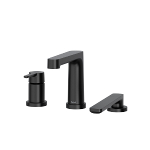 Riobel® TNB10BK Nibi™ 3-Hole Deck Mount Tub Filler Trim, Black