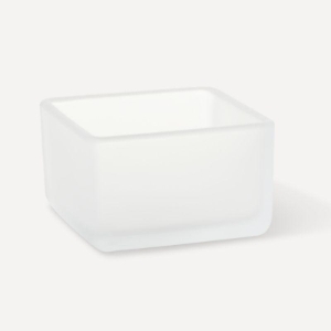 Robern® GLASSBIN3.25 Small Glass Bin, White