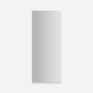 Robern® MC1230D4FBR M Series Single Door Cabinet, 12 in OAW x 30 in OAH, Aluminum, Satin Anodized