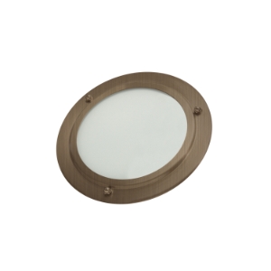 THERMASOL® SL-AN Dimmable Shower Light with Plated Bezel, Antique Nickel