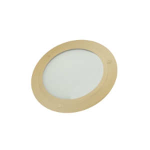 THERMASOL® SL-PB Dimmable Shower Light with Plated Bezel, Polished Brass