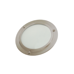 THERMASOL® SL-SC Dimmable Shower Light with Plated Bezel, Satin Chrome