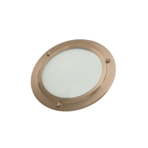 THERMASOL® SL-SN Dimmable Shower Light with Plated Bezel, Satin Nickel