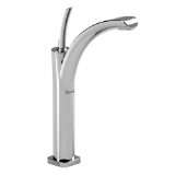 RIOBEL SL01C SL01 Salomé Single Bathroom Faucet, 1.0 gpm Flow Rate, 11-3/8 in H Spout, 1 Faucet Hole, Chrome