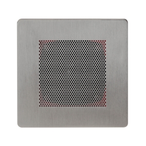 THERMASOL® SPBS-SC 3-Piece Modern Water-Proof Self-Powered Bluetooth Speaker Set, 5/10 W, 8 Ohm Impedance, Satin Chrome