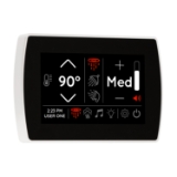 THERMASOL® STCM-WHT Signatouch Series Single Touch Shower Control, Capacitive Touch Screen Panel, White