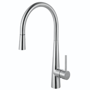Franke STL-PD-316 Steel 17.5-inch Single Handle Pull-Down Kitchen/Outdoor Faucet in 316 Stainless Steel
