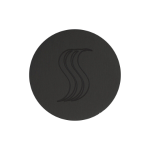 THERMASOL® SVRD-MB SteamVection Contemporary Round Steam Shower Head, 1-3/4 in Dia, NPT Connection, Brass, Matte Black