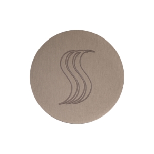 THERMASOL® SVRD-SN SteamVection Contemporary Round Steam Shower Head, 1-3/4 in Dia, NPT Connection, Brass, Satin Nickel