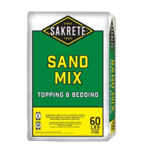 Sakrete™ 65306217 High Strength Sand Mix, 60 lb Bag, Gray