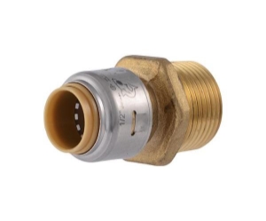 Sharkbite® UR116 Adapter, 1/2 x 3/4 in Nominal, FNPT End Style, Lead-Free DZR Brass