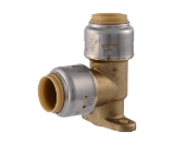 Sharkbite® UR249 Elbow, 1/2 in Nominal, Push-to-Connect End Style, Lead-Free DZR Brass