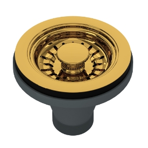 Rohl® 738ULB Basket Strainer, Unlacquered Brass