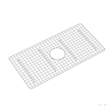 Shaws WSGMS3318SS Shaker Wire Sink Grid Food Kitchen, 15 in W x 1-3/8 in H, Center Drain Opening, Stainless Steel