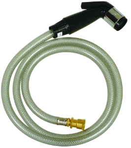 Sioux Chief 242-10 Kitchen Hose Kit With Universal Coupling Connection, Black Head