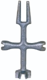 Sioux Chief 390-50198 Pop-Up and Overflow Plug Wrench, Malleable Iron