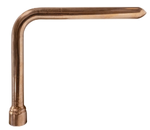 Sioux Chief MetalHead™ 630-C41110 Standard 90 deg Stub-Out Elbow, 1 in Nominal, CPVC Socket End Style, Copper