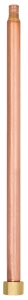 Sioux Chief PowerPEX® 633X18 Straight Water Heater Connector, 3/4'' F1807 × 3/4'' FIP Swivel, 18'', Copper