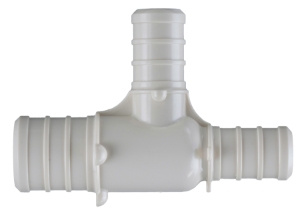 Sioux Chief 641XP332 Tee, 3/4 x 3/4 x 1/2 in, F2159 PowerPEX® AccuCrimp™, Polysulfone