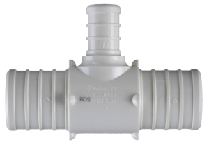 Sioux Chief 641XP442 Tee, 1 x 1 x 1/2 in, F2159 PowerPEX® AccuCrimp™, Polysulfone