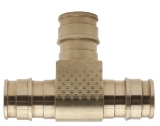 Sioux Chief 641WG222 1-Piece Tee, 1/2 in, F1960 PEX Grip™, Brass