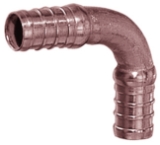 Sioux Chief 642X3 1-Piece 90 deg Directional Elbow, 3/4 in Nominal, PowerPEX® End Style, Copper